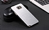 Motomo Samsung Galaxy Note 5 Metal Silver Rubber Klf - Resim: 2