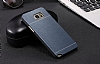Motomo Samsung Galaxy Note 5 Metal Lacivert Rubber Klf - Resim: 1