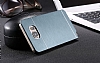 Motomo Samsung Galaxy Note 5 Metal Lacivert Rubber Klf - Resim: 2