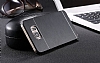 Motomo Samsung Galaxy Note 5 Metal Siyah Rubber Klf - Resim: 2