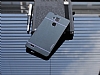 Motomo Huawei Ascend Mate 7 Metal Siyah Rubber Klf - Resim 2