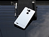 Motomo Huawei Ascend Mate 7 Metal Silver Rubber Klf - Resim: 2