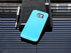 Motomo Samsung Galaxy S6 Edge Metal Mavi Rubber Klf - Resim: 1