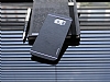 Motomo Samsung Galaxy S6 Edge Metal Siyah Rubber Klf - Resim 1