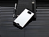 Motomo Round Samsung Galaxy S6 Edge Plus Metal Silver Rubber Klf - Resim: 2