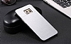 Motomo Samsung Galaxy S6 Edge Plus Metal Silver Rubber Klf - Resim: 3