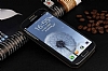 Motomo Samsung i9500 Galaxy S4 Metal Gri Klf - Resim 4