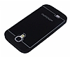 Motomo Samsung i9500 Galaxy S4 Metal Siyah Silikon Klf - Resim 2