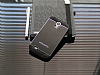 Motomo Samsung i9500 Galaxy S4 Metal Siyah Silikon Klf - Resim 3