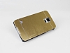 Motomo Samsung i9600 Galaxy S5 Metal Gold Klf - Resim 3