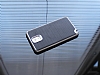 Motomo Samsung N9000 Galaxy Note 3 Dark Silver Kenarl Siyah Silikon Klf - Resim: 2