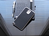 Motomo Samsung N9000 Galaxy Note 3 Dark Silver Kenarl Siyah Silikon Klf - Resim 1