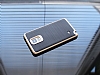 Motomo Samsung N9100 Galaxy Note 4 Rose Gold Kenarl Siyah Silikon Klf - Resim: 1