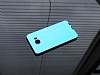 Motomo Samsung Galaxy C7 SM-C7000 Metal Mavi Rubber Klf - Resim: 1