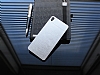 Motomo Sony Xperia E5 Metal Silver Rubber Klf - Resim 2