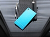 Motomo Sony Xperia Z5 Premium Metal Mavi Rubber Klf - Resim: 2