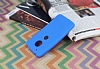 Motorola Moto G5 360 Derece Koruma Likit Mavi Silikon Klf - Resim 2