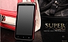 Nillkin HTC One X Krmz Sert Rubber Klf - Resim: 3