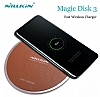 Nillkin Magic Disk 3 iPhone 7 / 8 Siyah Kablosuz arj Cihaz - Resim 1