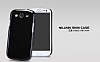 Nillkin Samsung Galaxy S3 / S3 Neo Siyah Sert Parlak Rubber Klf - Resim 5