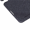 Nillkin Sony Xperia E4 Sparkle Pencereli nce Kapakl Siyah Deri Klf - Resim: 6