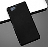 Nillkin Sony Xperia Z1 Compact Sert Mat Siyah Rubber Klf - Resim 2