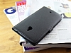 Nokia Lumia 1320 Czdanl Yan Kapakl Siyah Deri Klf - Resim 2