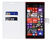 Nokia Lumia 1520 Kalp Czdanl Yan Kapakl Deri Klf - Resim: 1