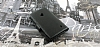 Nokia Lumia 520 / 525 Yan Czdanl Siyah Klf - Resim 3