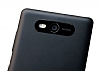 Nokia Lumia 820 Sert Mat Siyah Rubber Klf - Resim 1