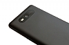 Nokia Lumia 820 Sert Mat Siyah Rubber Klf - Resim 3