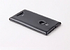 Nokia Lumia 925 Siyah Silikon Klf - Resim 3