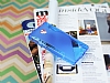 Nokia X / X Plus Desenli effaf Mavi Silikon Klf - Resim 1
