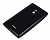 Nokia XL Siyah Silikon Klf - Resim 2