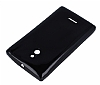 Nokia XL Siyah Silikon Klf - Resim 3