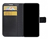 Oppo A94 4G Czdanl Kapakl Siyah Deri Klf - Resim: 2