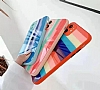 Xiaomi Redmi Note 8 Rainbow Glass Turuncu Rubber Klf - Resim: 4