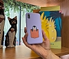 Samsung Galaxy S8 Panda Kabartmal Parlak Mor Klf - Resim: 2
