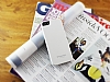 PhoneAdd iPhone SE / 5 / 5S Sert Parlak Beyaz Rubber Klf - Resim 1