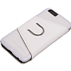 Pierre Cardin iPhone 6 / 6S 360 Derece Dner Standl Kapakl Beyaz Deri Klf - Resim: 4