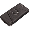 Pierre Cardin iPhone 6 / 6S 360 Derece Dner Standl Kapakl Siyah Deri Klf - Resim 6