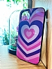Dafoni Glossy iPhone 12 / iPhone 12 Pro 6.1 in Pink Hearts Klf - Resim 2