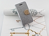 PinShang iPhone SE / 5 / 5S Tal Standl Gri Czdan Klf - Resim 1