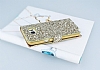 PinShang Samsung Galaxy Note 5 Tal Kapakl Czdan Gold Klf - Resim: 2