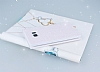 Pinshang Samsung Galaxy S6 Edge Plus Pencereli Simli Beyaz Klf - Resim 1