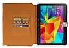 PinShang Samsung Galaxy Tab 4 10.1 Tal Kapakl Czdan Ak Pembe Klf - Resim 2