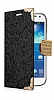 PinShang Samsung i9190 Galaxy S4 Mini Shiny Tal Kapakl Siyah Klf - Resim: 3