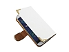 PinShang Samsung i9500 Galaxy S4 Tal Kapakl Beyaz Czdan Klf - Resim 2