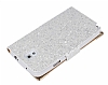 PinShang Samsung N9000 Galaxy Note 3 Simli Tal Kapakl Beyaz Czdan Klf - Resim 2