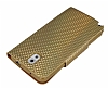 PinShang Samsung N9000 Galaxy Note 3 Tal Czdanl Gold Deri Klf - Resim 5